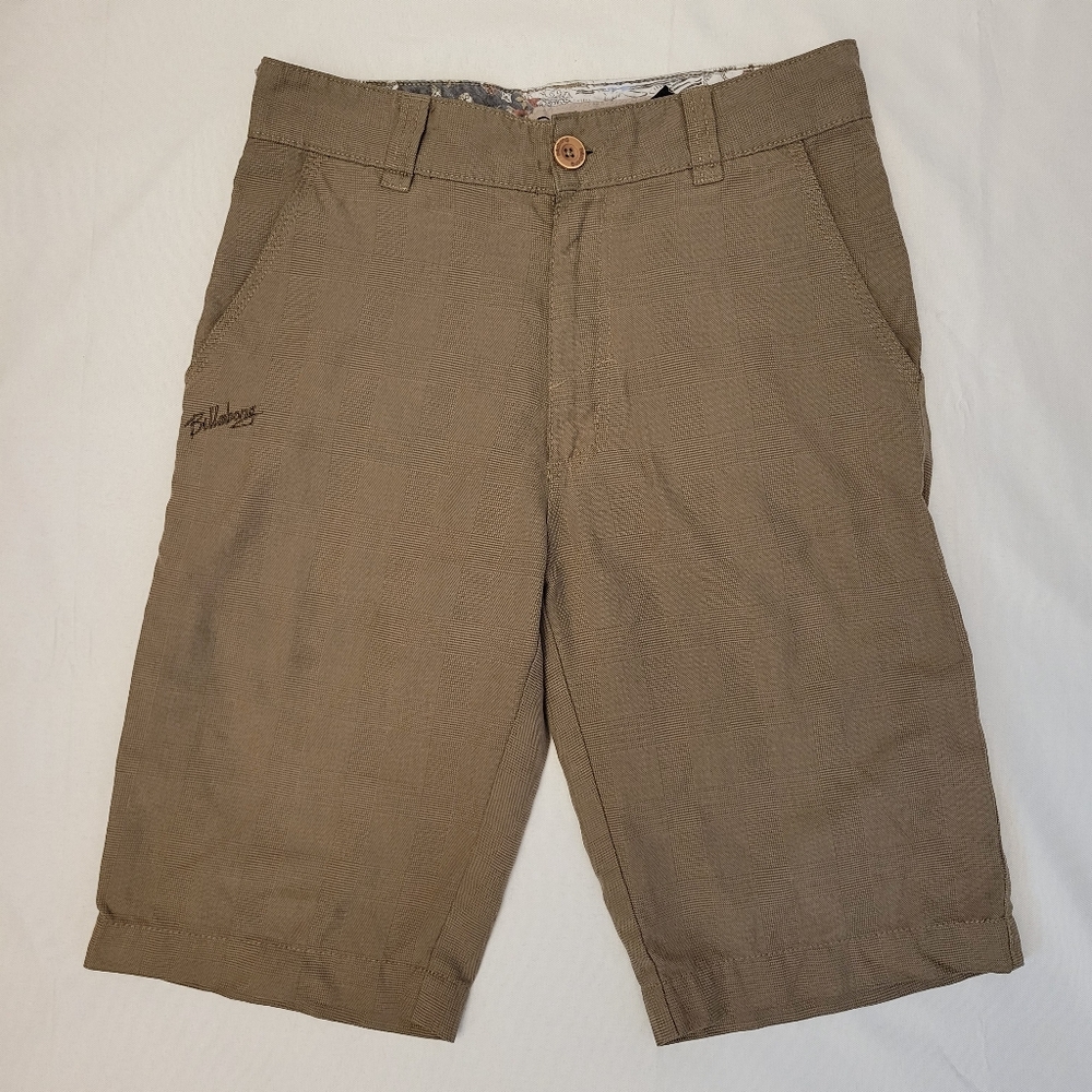 Billabong Mens 28 Shorts Chino Pockets Zipper Summer Outdoors Skate Adult Casual